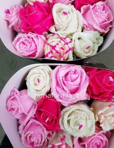 Vip rose al cioccolato rosa o bianco